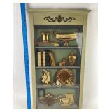 MCM Turner Faux Curio Cabinet Art With 3D Design