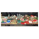 Resin Nativity Art, Glass Christmas Trees, Stockin