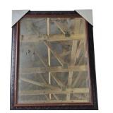 32.5" x 26.5" Wood-Framed Rectangular Wall Mirro