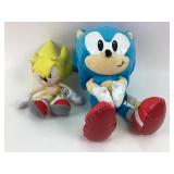 Sonic The Hedgehog Plush Sonic & Super Sonic