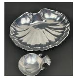 Wilton Armetale Clam Shell 2 Piece Set Hor