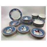 Sakura Snowman Dinnerware by Debbie Mumm