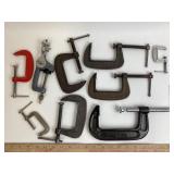 C Clamps; Kodak Flexiclamp, Malleable Iron, 4 Inch