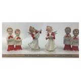 Japan Ceramic Angel Figurines, Choir Boys