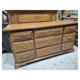 Wood Dresser - 9 Drawers 19 in. X 60 in. X 31 in.