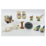 Salt & Pepper Collection: Tire & Air Pump, Teapot