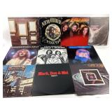 (10) Rock/Pop Vinyl Records - Frampton, Bee Gees,