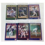 Sealed Long John Silvers Baseball Card Packs (6)