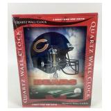 Chicago Bears NFL 10x12 Quartz Wall Clock NOS