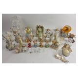 Angel Figurines, Snow Globes, Crystal Cubes