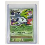 Pokemon vintage holographic Shaymin LV X card
