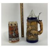 Budweiser Historic Landmarks Stein, German Pewter-