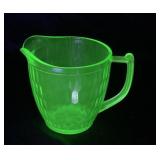 Uranium Glass Pitcher