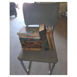 Chair, Books By Twain, Stevenson, Rowling,