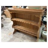 Wood cabinet topper