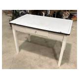 MCM Enamel top kitchen table
