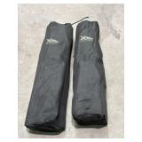 2 folding cots in bags