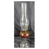 Clear Glass Oil Lamp With Chimney