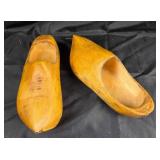 Holland Wooden Clogs With Carved Details