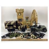 Army Force Playset With Vehicles, Figures, Accesso
