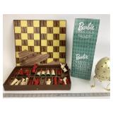 Empress of Emeralds Barbie Egg, Kingsway Chess Set