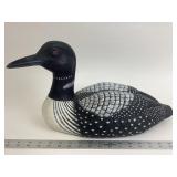 Painted Loon Duck Decoy