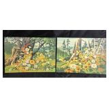 Floral Paint-by-Numbers Landscape Art