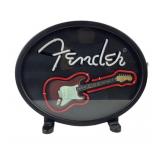 Fender Neon Display Sign With Guitar Design