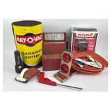Ray-O-Vac Trashcan, Rivac Power Heater, Tools