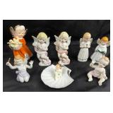 Porcelain Angel Figurines Assortment