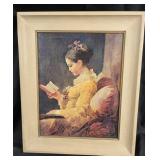 A Young Girl Reading Print By Fragonard