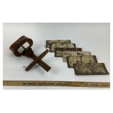 Stereoscope Viewer With Stereograph Cards