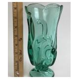 Fenton Sea Mist Green Art Glass Vase
