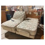 Heavenly sleep system, wood headboard