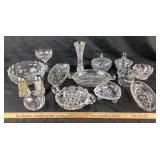 Crystal and Pressed Glass Tableware Including Juli