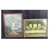 Religious Prints of The Last Supper, Crucifixion