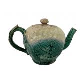 19th C. Etruscan Majolica Cauliflower Teapot, lid