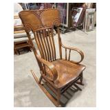 Wood rocking chair