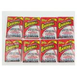 8 topps sealed baseball packs