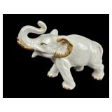 Nippon Yoko Boeki Porcelain Elephant Figurine