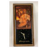 Snap-On Wall Clock With Pinup Art