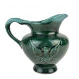 Hull USA F91 Green Glazed Pitcher