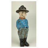 Cast Iron Scout Coin Bank