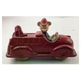 Mickey Mouse Rubber Fire Truck Toy