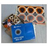 Fox Yarn Co. Latch Hook Rug Kit With Materials