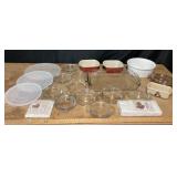 Ovenware: Anchor Hocking Casserole, Red Stoneware,