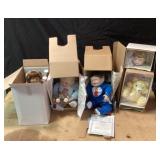 Porcelain Dolls with Original Packaging