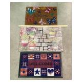 Outdoor Welcome Mats: Butterfly, Americana