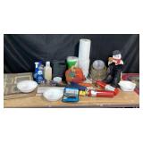 Fire Extinguishers, Totes Boots, Corelle Bowls