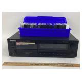 Pioneer CT-540S Cassette Deck With Tapes- Powers U